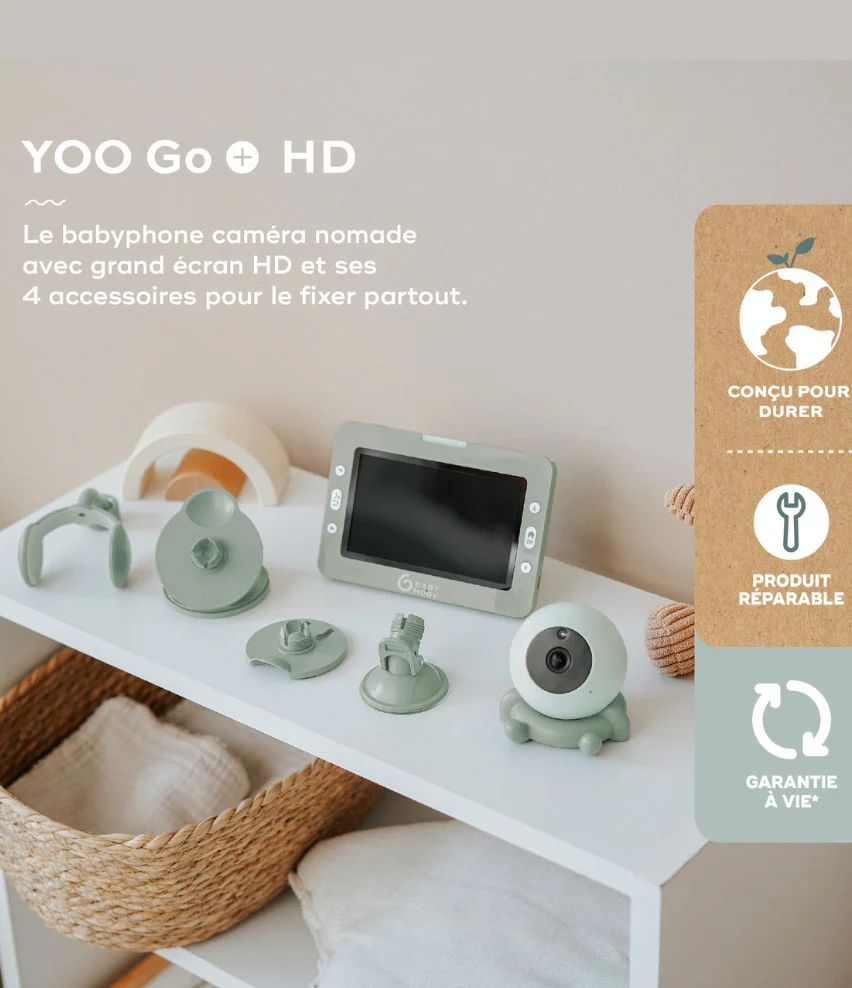 Babyphone Caméra Nomade - YOO Go+ HD - Image 6