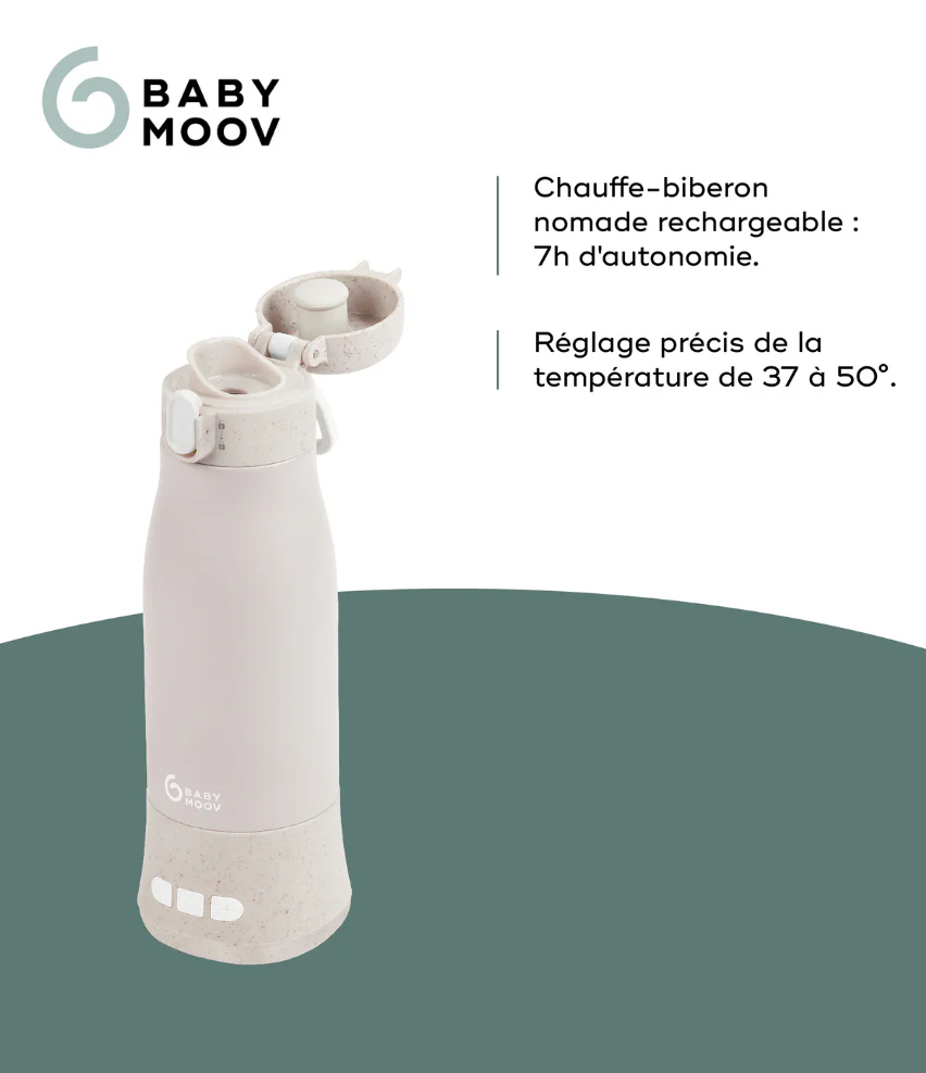 Chauffe-biberon nomade rechargeable Moov & Feed - Image 6