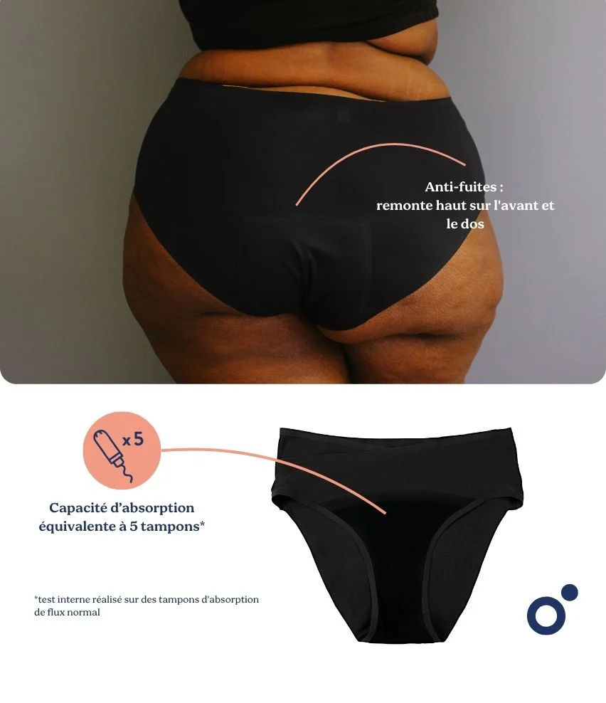 Culotte post-partum et menstruelle doomoo Flowly - Flux abondant - Image 6