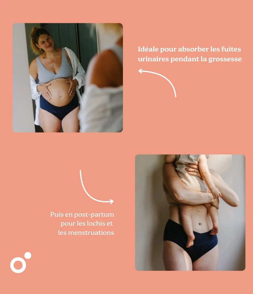 Culotte post-partum et menstruelle doomoo Flowly - Flux abondant - Image 4