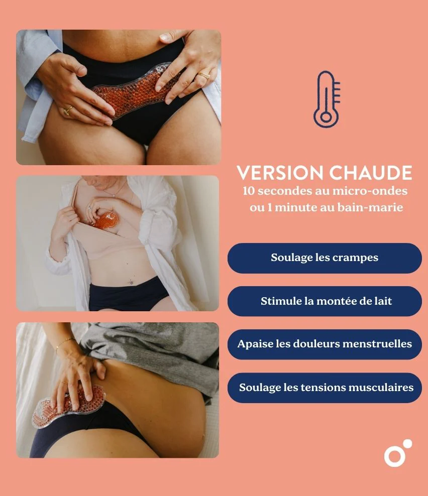 Duo Culotte post-partum & Bande apaisante chaud/froid - Image 8