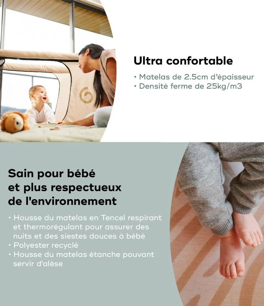 Lit parapluie ultra léger Moov & Sleep - Image 5