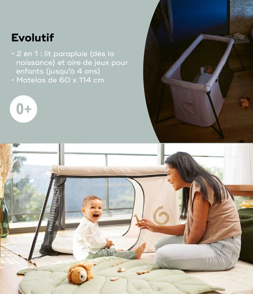 Lit parapluie ultra léger Moov & Sleep - Image 6