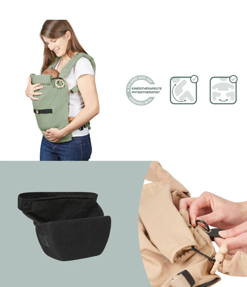 Pack Porte-bébé + coussin réducteur nouveau-né - Image 3