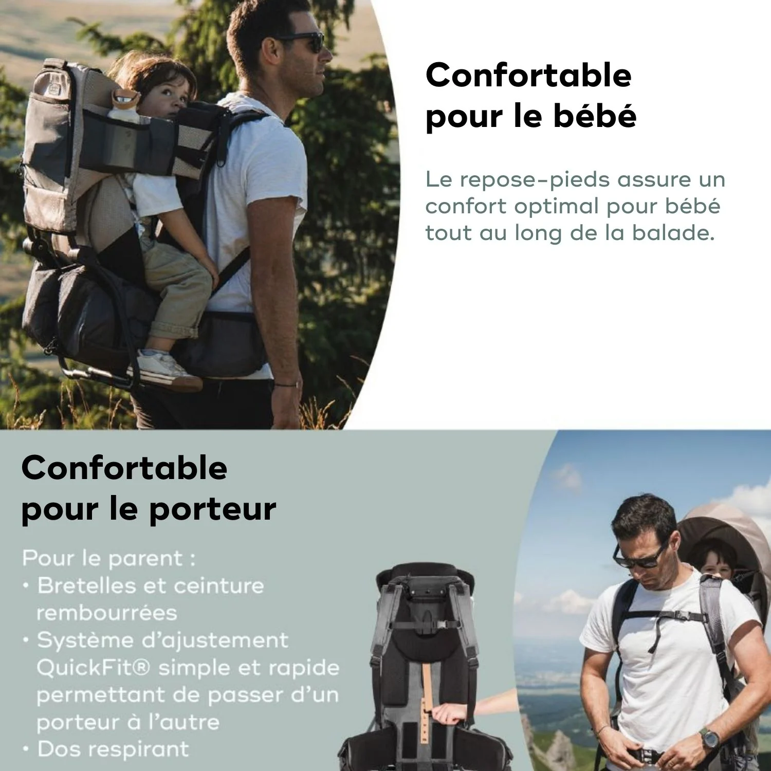 Moov & Hike - Le porte-bébé de randonnée conçu avec une kiné, confortable dès le 1er âge - Image 16
