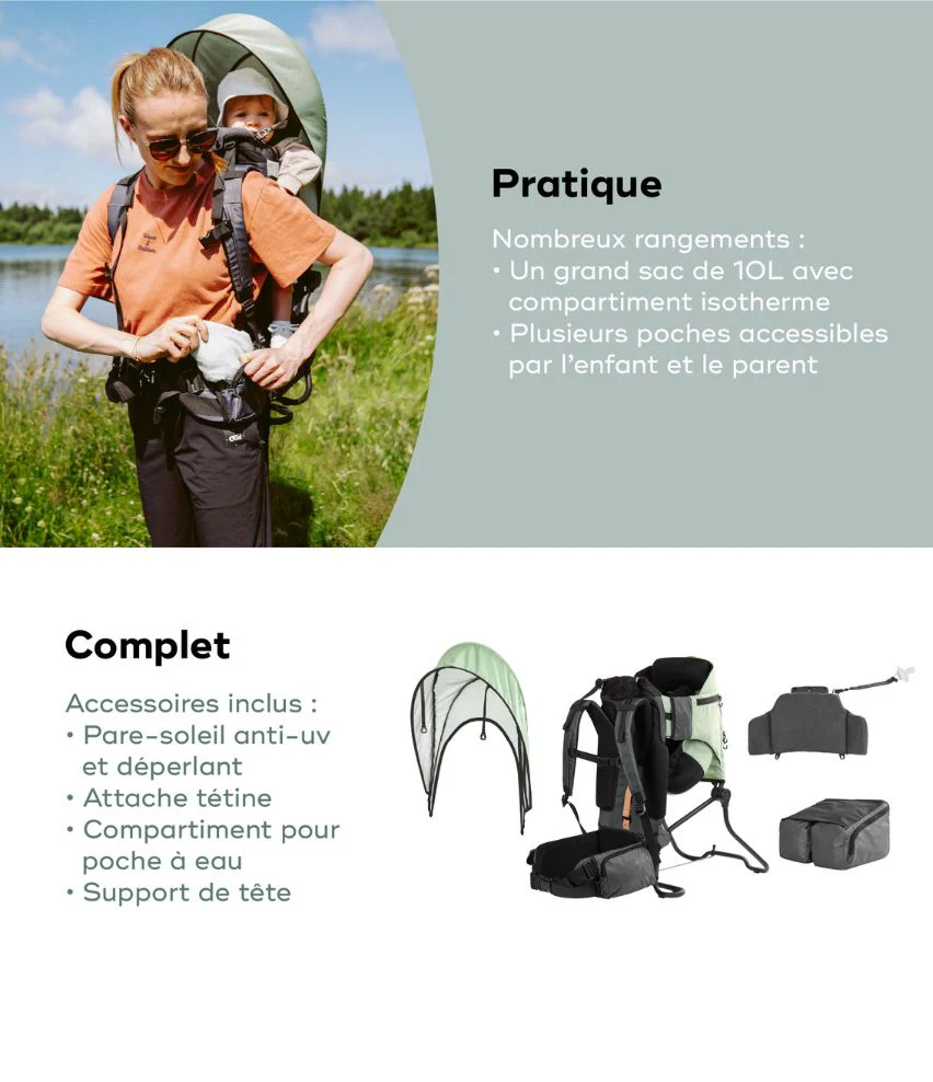 Moov & Hike - Le porte-bébé de randonnée conçu avec une kiné, confortable dès le 1er âge - Image 6