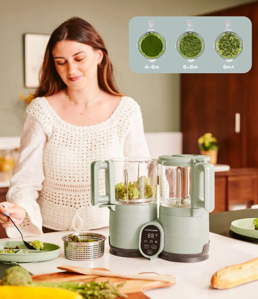 Robot en verre cuisson rapide - Nutribaby Glass Celadon - Image 7