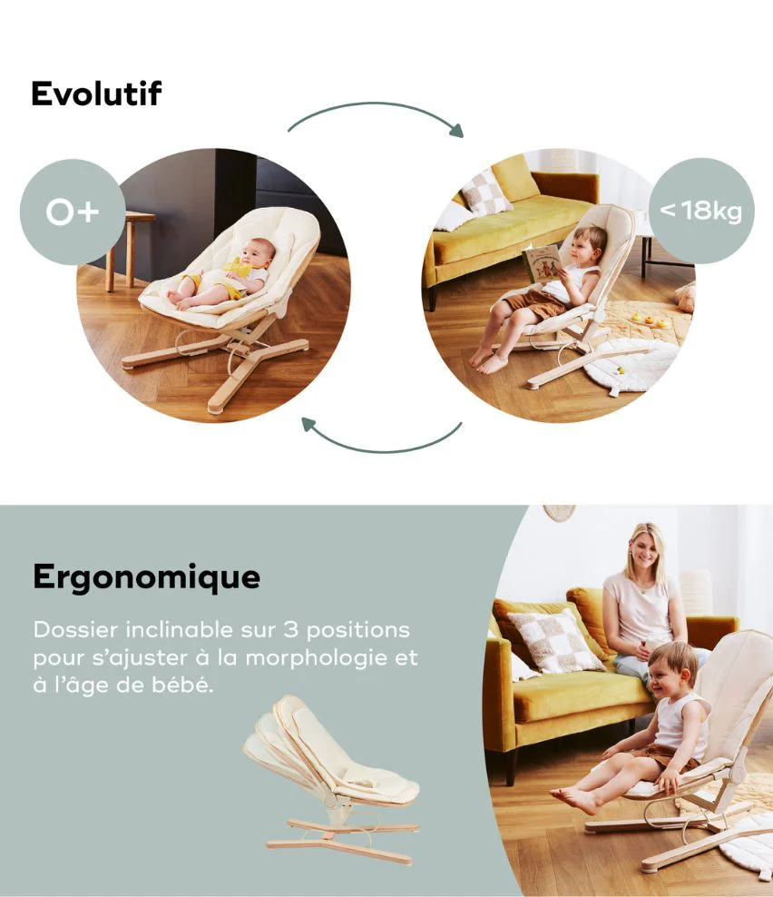 Transat bébé en bois Swoon Flow - Image 4