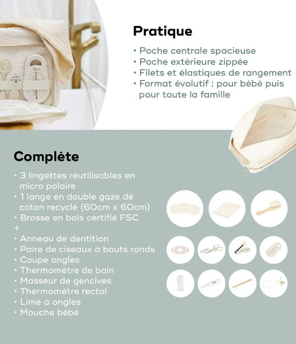 Trousse de toilette Curl White x Babyatoutprix - Image 3