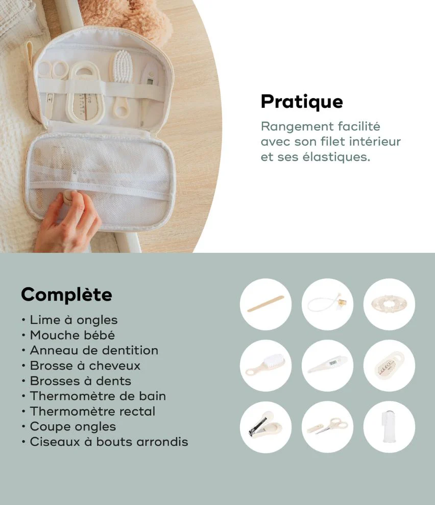 Trousse de soin bébé Sand - Image 5