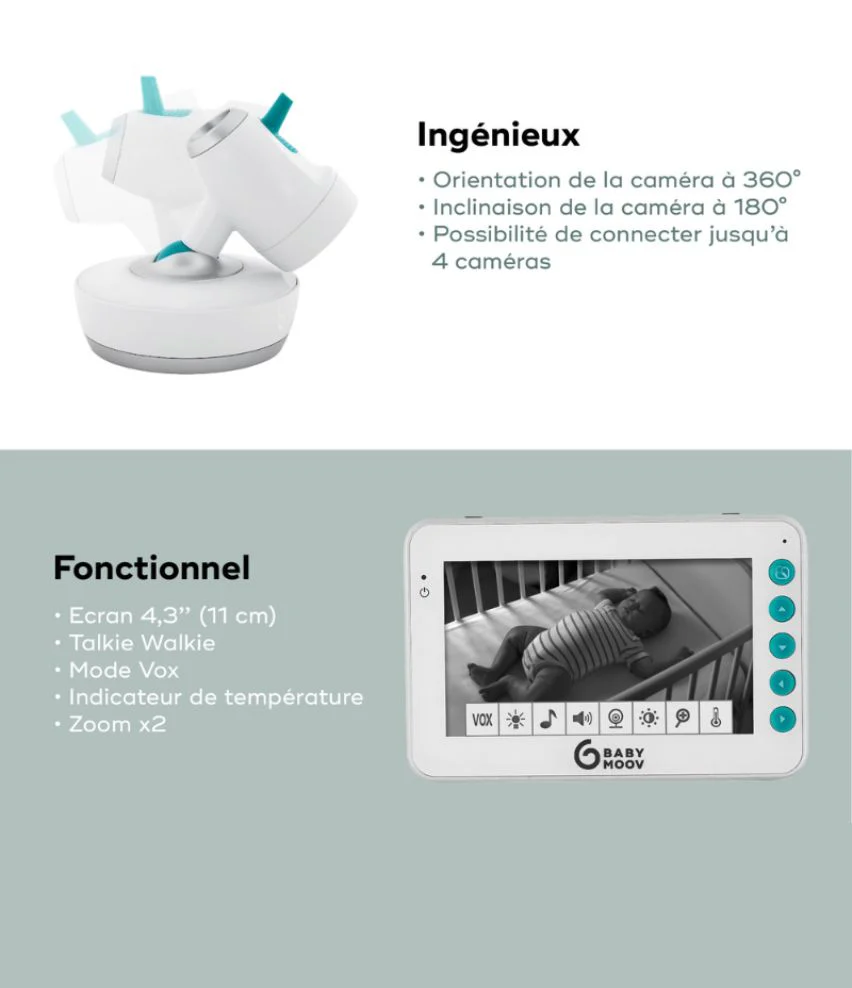 Babyphone Caméra 360° YOO-Moov - Image 6